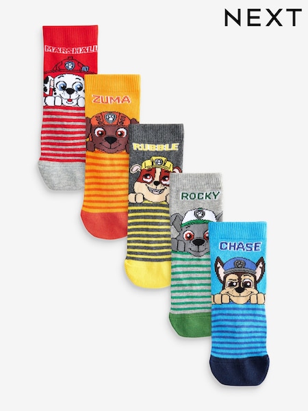 PAW Patrol License Character Cotton Rich Socks 5 Pack (Q74930) | €17 - €18