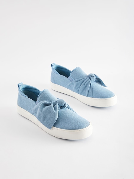 modra - Forever Comfort® Bow Skater Slip-On Trainers (Q75006) | € 15