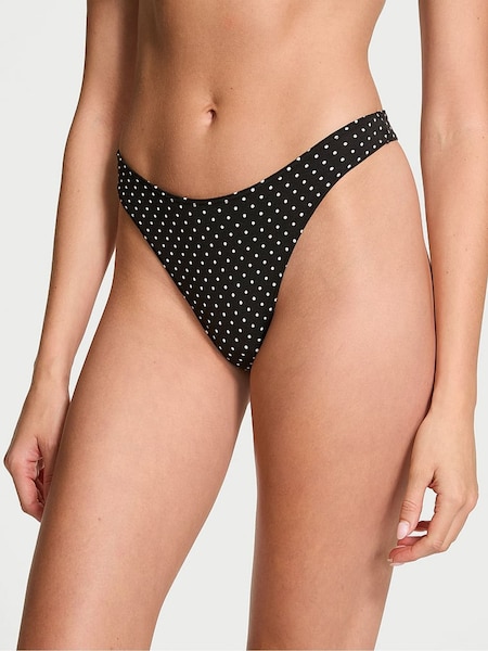 Victoria's Secret Black Dots Thong Knickers (Q75075) | €10.50
