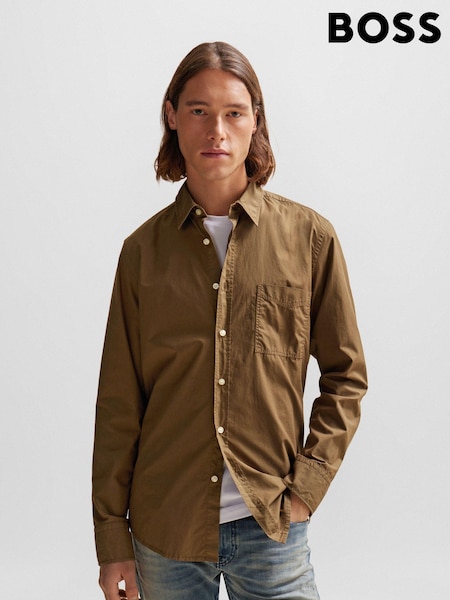 BOSS Green Regular Fit 100% Cotton Poplin Shirt (Q75169) | €47
