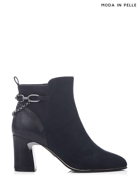 Moda in Pelle Klarisa Swoosh Heel Smart Ankle Boots (Q75375) | €83