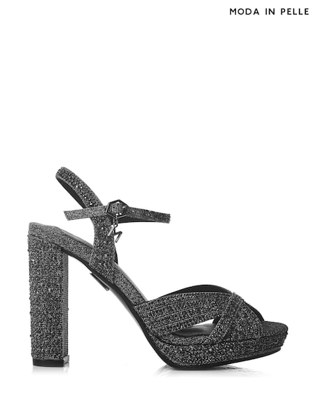 Moda In Pelle Supernova Gold Platform Heel Sandals (Q75393) | €51