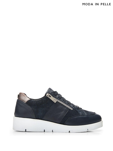 Moda In Pelle Ambienne Wedge Side Zip Trainers (Q75419) | ₪548