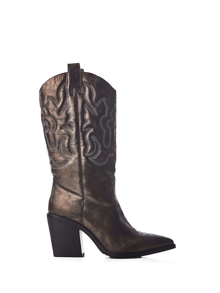 Moda in Pelle Leahannie Pointed Toe High Western Boots (Q75476) | €108