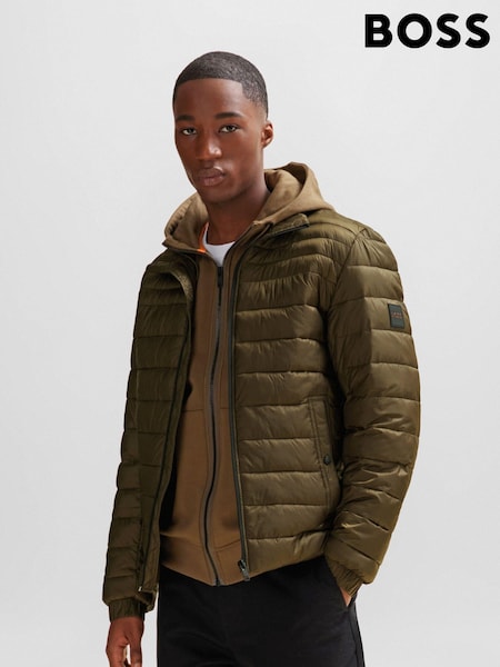 BOSS Green Lightweight Water Repellant Puffer Jacket (Q75552) | AED667
