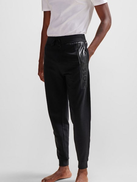 BOSS Black French Terry Logo Print Cuffed Joggers (Q75720) | €49