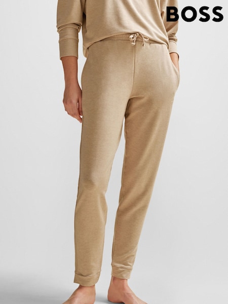 BOSS Natural Cuffed French Terry Cotton Joggers (Q75812) | €63