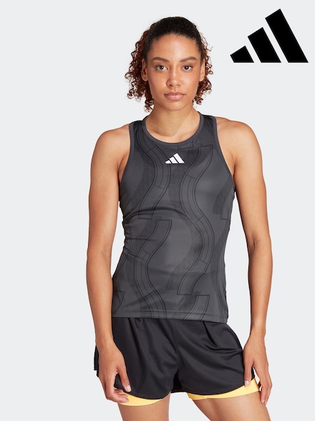 adidas Black Tennis Club Graphic Tank (Q75999) | €50