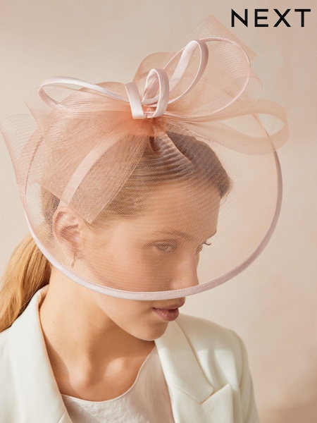 Розовый - Oversized Fascinator Headband (Q76549) | €12
