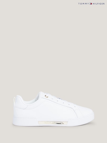Tommy Hilfiger White Chique Court Trainers (Q76587) | 24,110 ISK