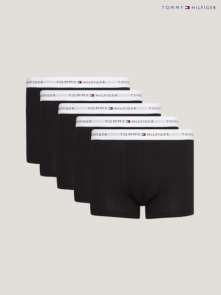 Tommy Hilfiger Signature Cotton Essential Trunks 5 Pack (Q76768) | ‏302‏₪