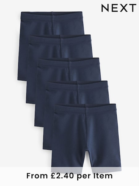Azul marino - 5 Pack Cotton Rich Stretch Cycle Shorts (3-16yrs) (Q77117) | 17 € - 30 €