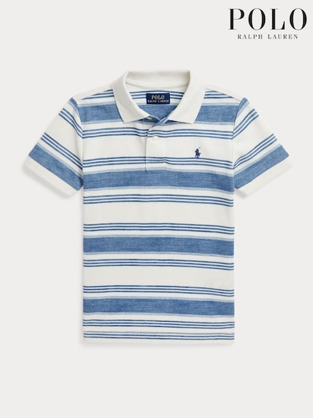 Polo Ralph Lauren 100% Cotton Boys Striped Polo Shirt (Q77342) | €47.50 - €50