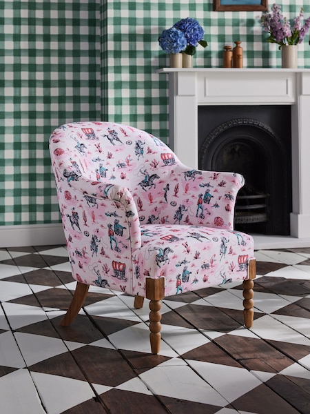 Cath Kidston Cowgirl Pink Chair Rodeo Accent Chair (Q77673) | €503