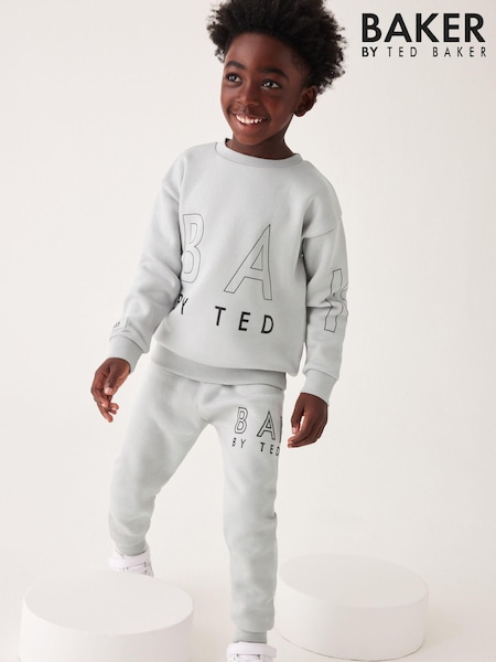 Baker By Ted Baker Letter Sweatshirt And Joggers Set (Q77884) | ‏151‏₪ - ‏186‏ ₪