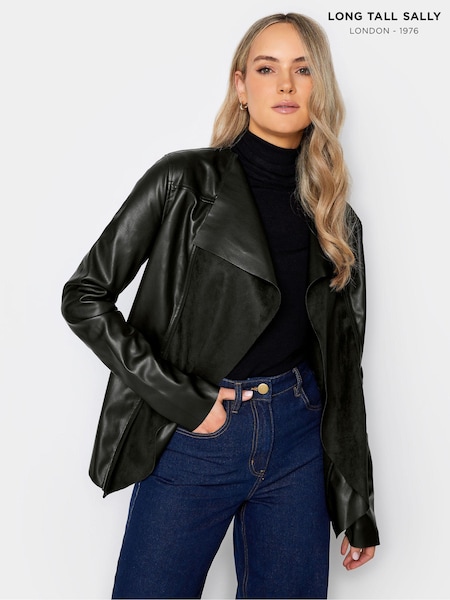 Long Tall Sally PU Waterfull Jacket (Q77950) | 232 LEI