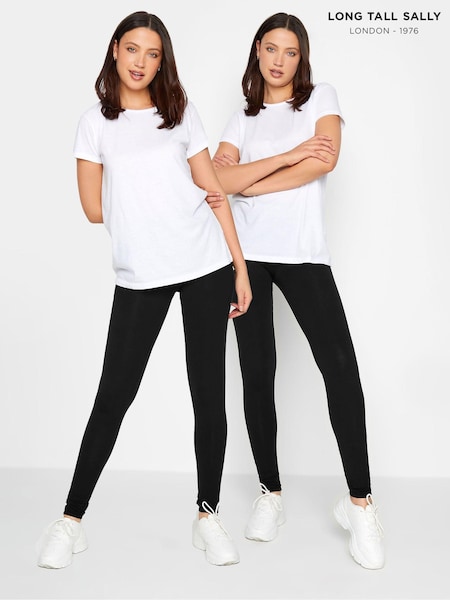 Long Tall Sally Stretch Cotton Leggings 2 Pack (Q78018) | ‏161 ر.س.‏