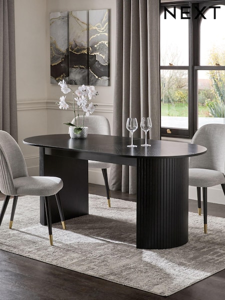 Black Extending Dining Table (Q78190) | €1,150