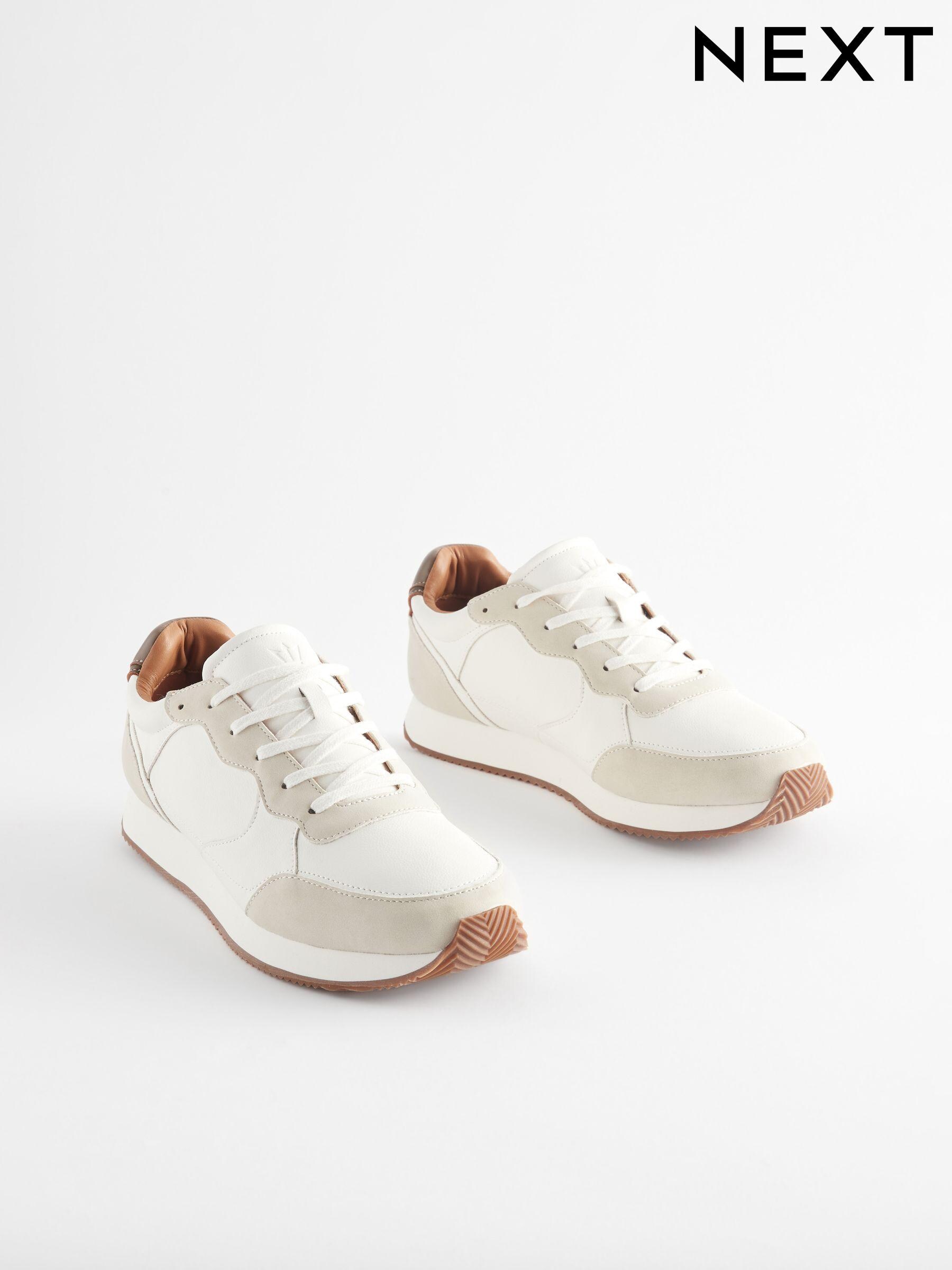 Mens White Trainers White Casual Sports Trainers Next Austria