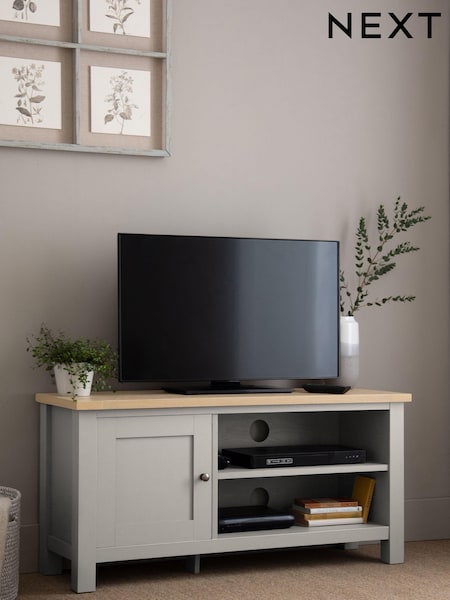 Dove Grey Malvern Oak Effect Up to 50 inch Slim TV Unit (Q78223) | €245