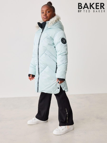 Baker By Ted Baker Shower Resistant Long Padded Coat (Q78517) | ‏387‏₪ - ‏422‏ ₪