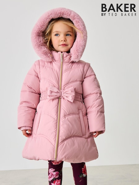 Roz - Baker by Ted Baker Mint Verde Impermeabil Fundă Cu centură/curea Paltoane căptușite (Q78521) | 292 LEI - 305 LEI