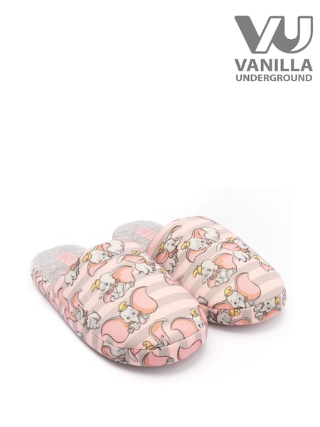 Vanilla Underground Grey Dumbo Womens Winter Mule Slippers (Q78532) | €29