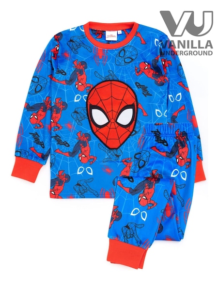 Vanilla Underground Blue Spider-Man Kids Pokemon Long Leg Pyjamas Set (Q78593) | €29
