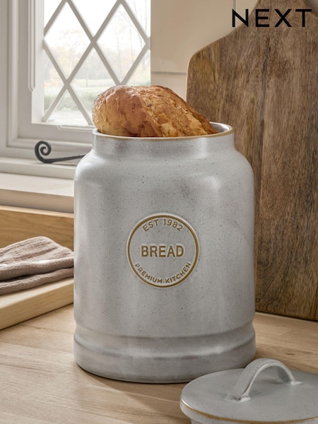 Natural Country Badge Bread Bin (Q78717) | $83