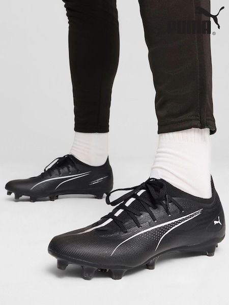 Черный - Puma Adults Ultra 5 Match Firm Ground Football Boots (Q78787) | €49