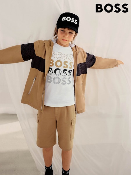 BOSS Brown Utility Cargo Pocket Shorts (Q78852) | €38 - €44