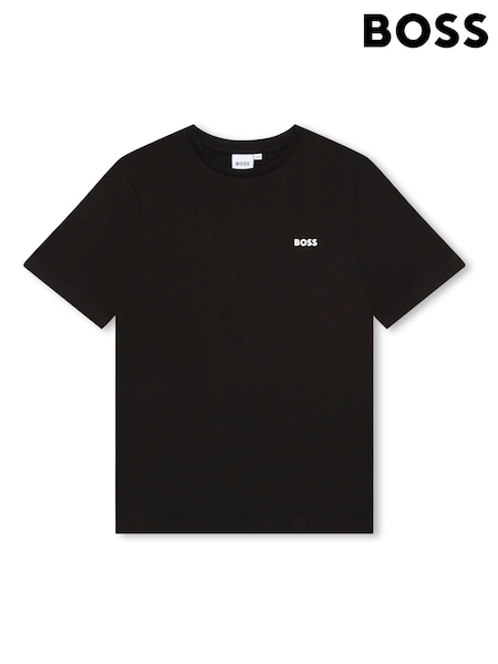 črna - Boss Logo Short Sleeved T-shirt (Q78866) | € 57 - € 63