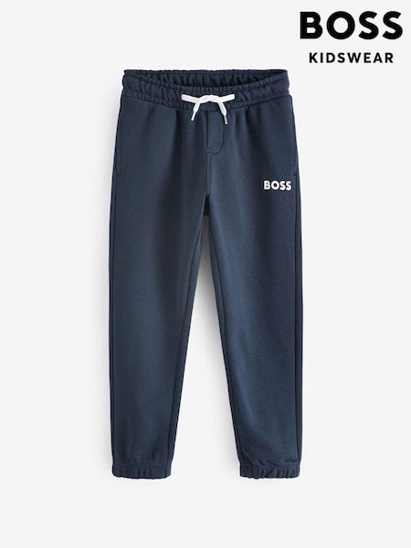 Albastru - Pantaloni sport BOSS cu logo  (Q78903) | 288 LEI - 333 LEI
