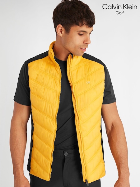Calvin Klein Golf Yellow Frontera Hybrid Gilet (Q79048) | €29