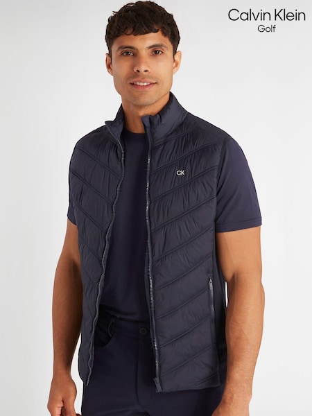 Calvin Klein Golf Blue Frontera Hybrid Gilet (Q79052) | ‏453‏₪