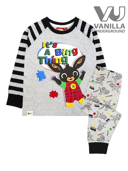 Vanilla Underground Grey Bing Kids Pokemon Long Leg Pyjamas Set (Q79095) | €23