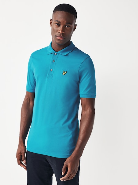 Lyle & Scott Leisure Blue Classic Polo Shirt (Q79129) | €31