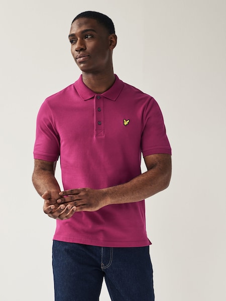 Lyle & Scott Rich Pink Classic Polo Shirt (Q79133) | €31
