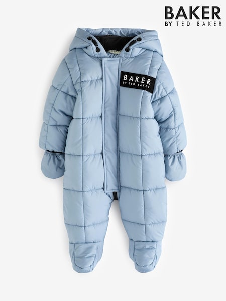 Baker By Ted Baker Light Blue Shower Resistant Snowsuit (Q79255) | ‏277‏₪ - ‏292‏ ₪