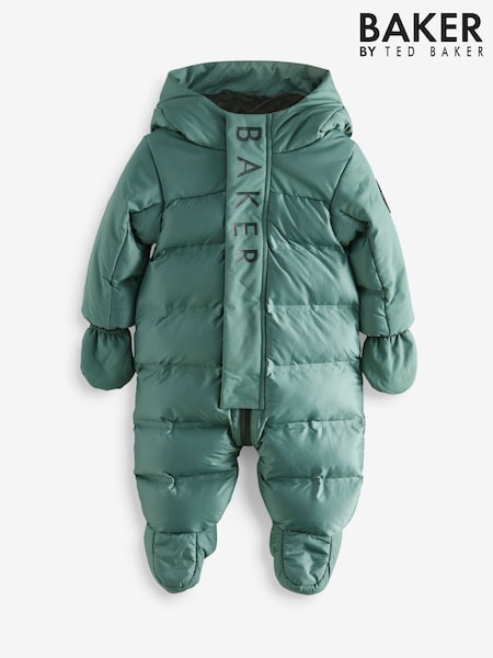 Baker By Ted Baker Green Shower Resistant Snowsuit (Q79278) | ‏277‏₪ - ‏292‏ ₪