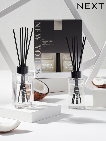 Set of 2 Collection Luxe New York Noir Diffusers (Q79302) | €28