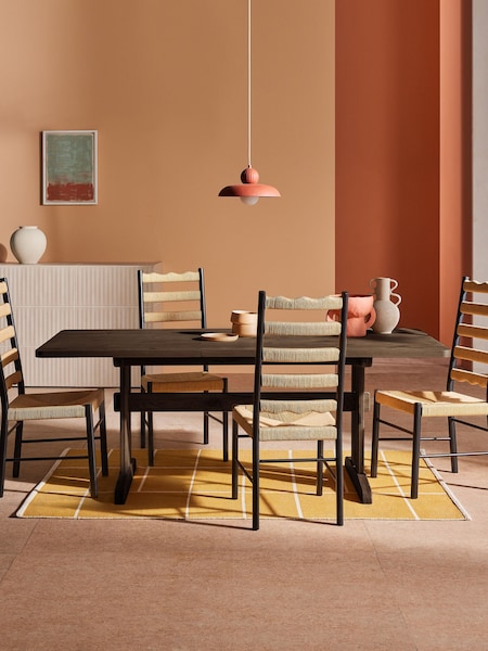 MADE.COM Dark Stain Oak Quinn 6 to 8 Seater Dining Table (Q79795) | €1,007