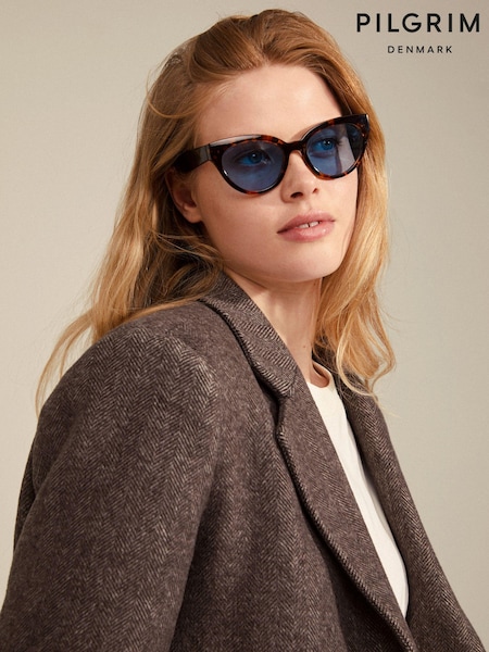 PILGRIM Brown RAISA Sunglasses (Q79868) | €30