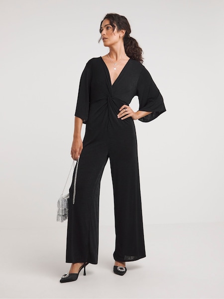 JD Williams Slinky Twist Front Jumpsuit (Q79915) | 150 LEI