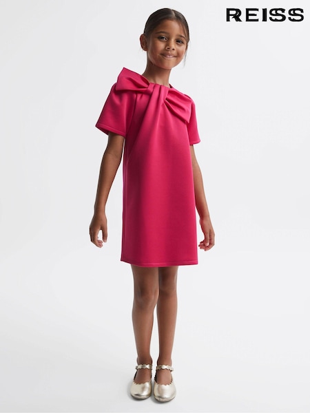 Reiss Felicity Scuba Bow Dress (Q79962) | ‏396 د.إ.‏