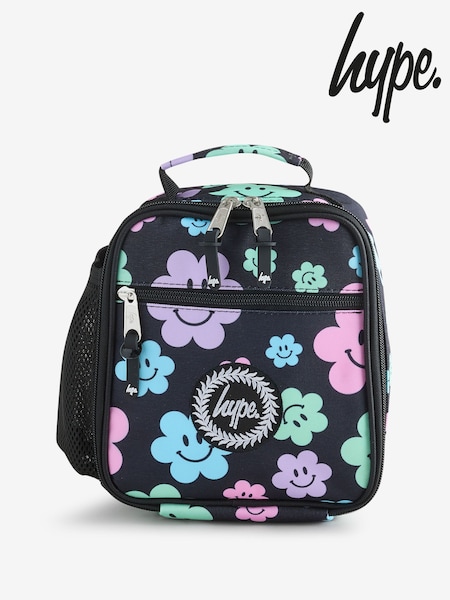 Hype. Unisex Happy Flowers Black Lunch Box (Q79977) | 115 zł