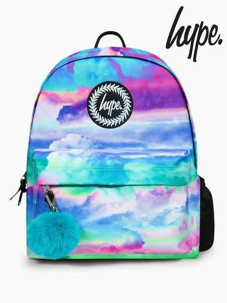 Hype. Kids Multi Cloud Hues White Backpack (Q80018) | 74 QAR
