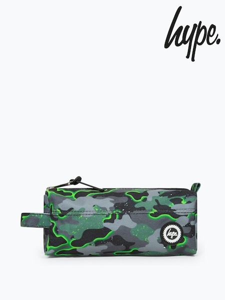 Hype. Unisex Green Glow Camo Pencil Case (Q80117) | 601 UAH