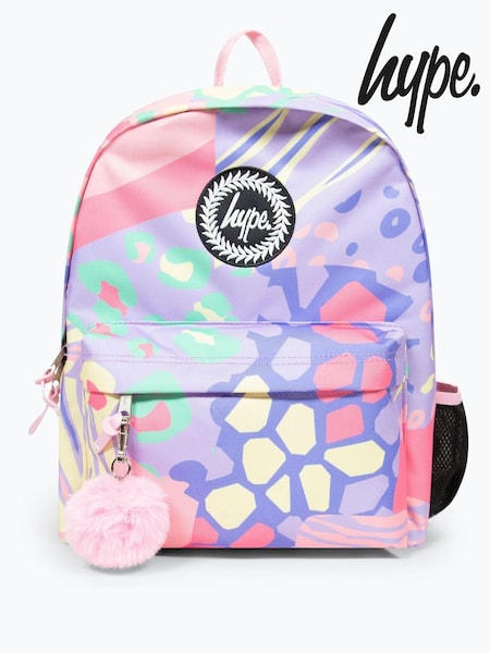Hype. Multi Pastel Prints Badge Backpack (Q80166) | 47 €