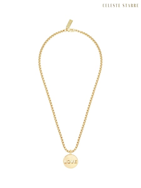Celeste Starre Gold Tone Love Conquers All Necklace (Q80225) | €106